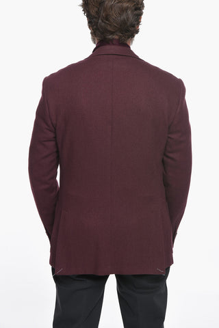 Blazer Sfoderato LEADER SOFT in Misto Lana con Revers Classico