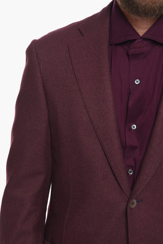 Blazer Sfoderato LEADER SOFT in Misto Lana con Revers Classico
