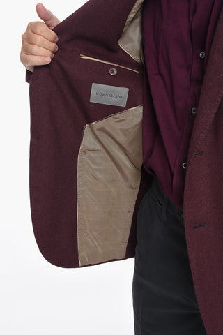 Blazer Sfoderato LEADER SOFT in Misto Lana con Revers Classico