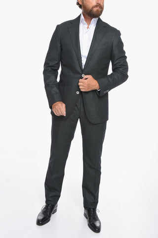 Virgin-wool GATE Single-breasted Suit with Notch Lapel