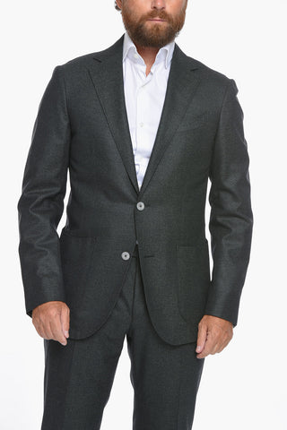 Virgin-wool GATE Single-breasted Suit with Notch Lapel