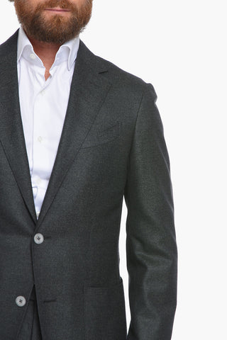 Virgin-wool GATE Single-breasted Suit with Notch Lapel