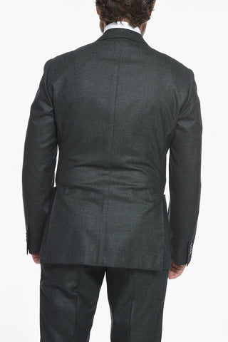 Virgin-wool GATE Single-breasted Suit with Notch Lapel