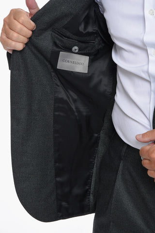 Virgin-wool GATE Single-breasted Suit with Notch Lapel