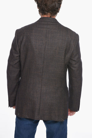Houndstooth LEADER SOFT Cashmere Blend Blazer