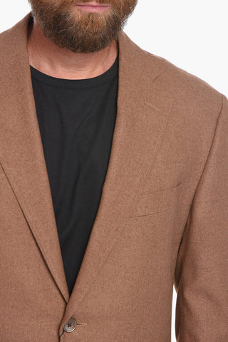 Blazer in Misto Seta LEADER SOFT con Tasche a Toppa