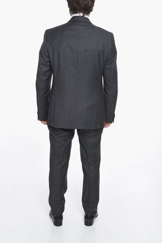 CC COLLECTION Virgin-wool RIGHT Single-breasted Suit with Notched Lapel