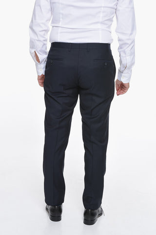 CC COLLECTION Virgin-wool RESET Single-breasted Suit with Notched Lapel