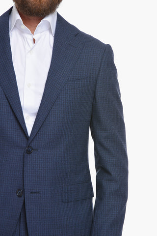 Abito 2 Bottoni ACADEMY con Motivo Gingham