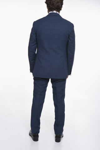 Abito 2 Bottoni ACADEMY con Motivo Gingham