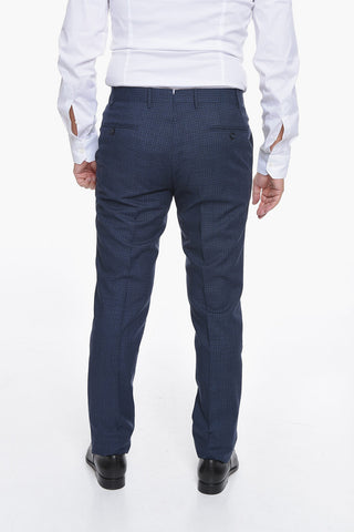 Abito 2 Bottoni ACADEMY con Motivo Gingham