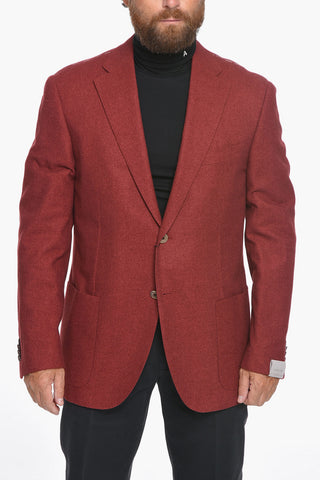 Cashmere-blend LEADER SOFT Single-breasted Blazer with Notch Lapel