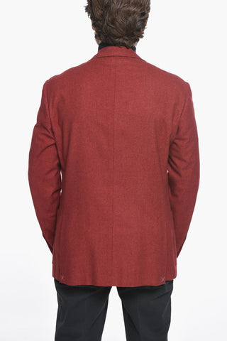Cashmere-blend LEADER SOFT Single-breasted Blazer with Notch Lapel