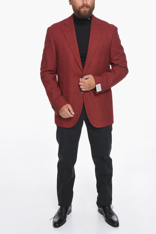 Cashmere-blend LEADER SOFT Single-breasted Blazer with Notch Lapel