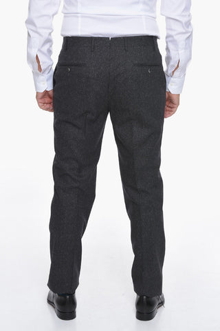 Wool-and-Silk Suit ACADEMY SOFT with Flap Pockets