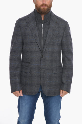 CC COLLECTION Multipocketed Blazer with Removable Chest Piece