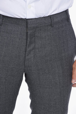 CC COLLECTION Virgin-wool RESET Single-breasted Suit with Notched Lapel