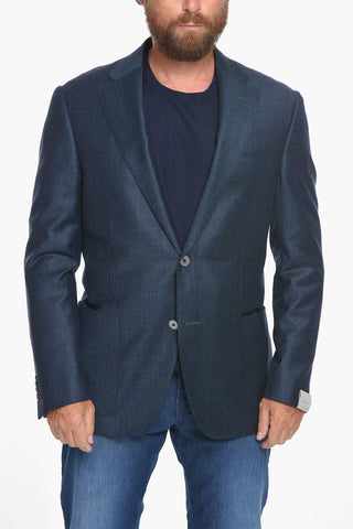 LEADER SOFT Blazer with Check Pattern