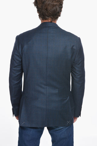LEADER SOFT Blazer with Check Pattern