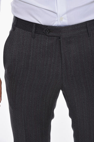 Abito ACADEMY in Lana Vergine Herringbone