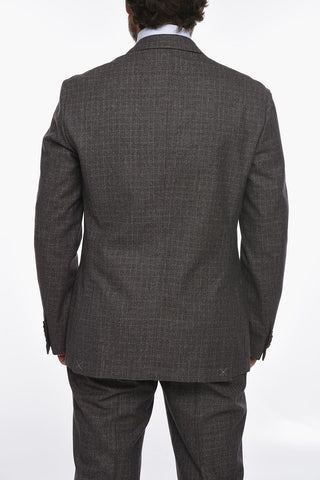 District Check GATE Virgin Wool Blend Suit