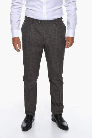 District Check GATE Virgin Wool Blend Suit