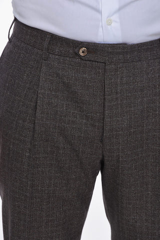 District Check GATE Virgin Wool Blend Suit
