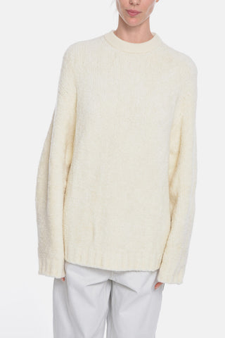 Wool-fleeced ARO Oversized Crewneck Sweater