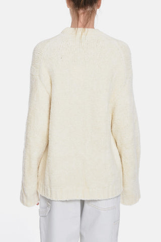 Wool-fleeced ARO Oversized Crewneck Sweater