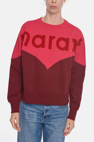 ETOILE Crewneck HOUSTON Sweatshirt with Flocked Logo