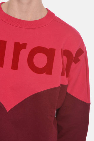 ETOILE Crewneck HOUSTON Sweatshirt with Flocked Logo