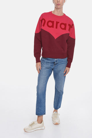 ETOILE Crewneck HOUSTON Sweatshirt with Flocked Logo