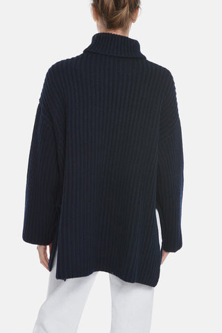 Turtleneck KEIKO Pullover with Side Splits