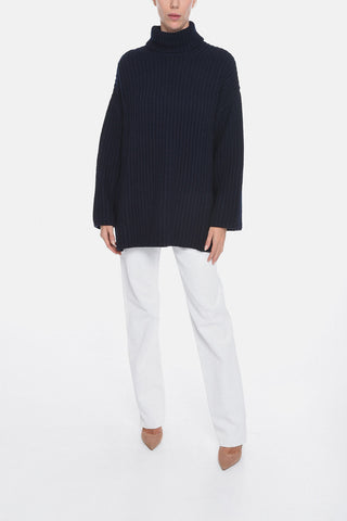 Turtleneck KEIKO Pullover with Side Splits