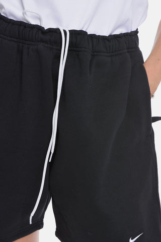 Fleeced Cotton UNISEX Shorts with Drawstring Waist