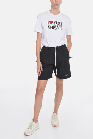 Fleeced Cotton UNISEX Shorts with Drawstring Waist