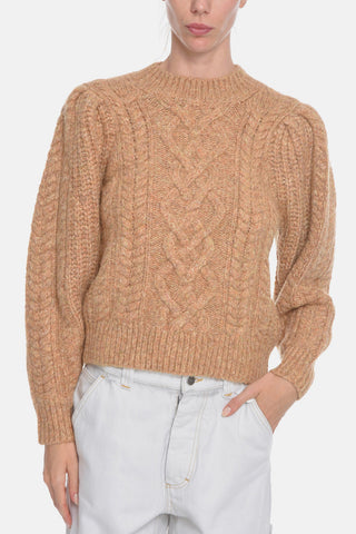 ETOILE Maglia girocollo RAITH in Misto Lana Aran