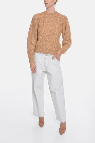 ETOILE Maglia girocollo RAITH in Misto Lana Aran