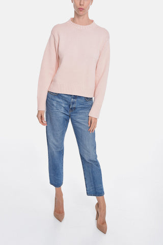 Cashmere-blend Crewneck Sweater
