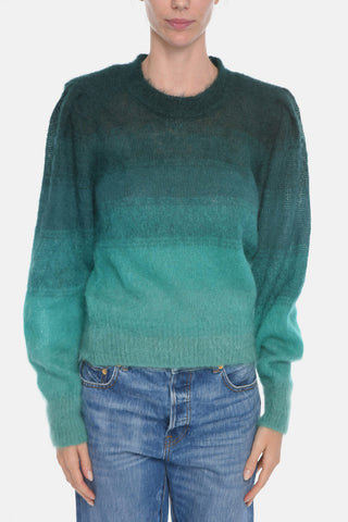 ETOILE Merino-wool DENIZA Crewneck Sweater in Gradient Effect