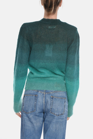 ETOILE Merino-wool DENIZA Crewneck Sweater in Gradient Effect