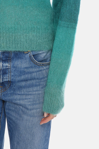 ETOILE Merino-wool DENIZA Crewneck Sweater in Gradient Effect
