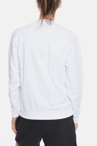 Contrasting Maxi Logo Crew-Neck Sweatshirt