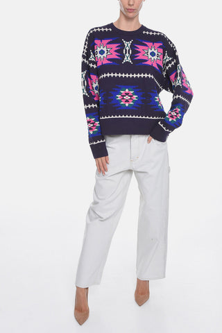 ETOILE Maglia girocollo MALDEN in Jacquard 