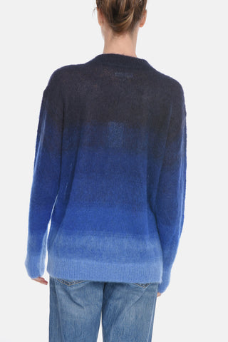 ETOILE Merino-wool DAWN Crewneck Sweater in Gradient Effect