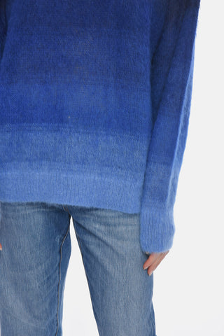 ETOILE Merino-wool DAWN Crewneck Sweater in Gradient Effect
