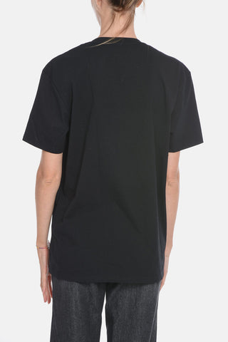 Crewneck HANORI T-shirt with Logo Print