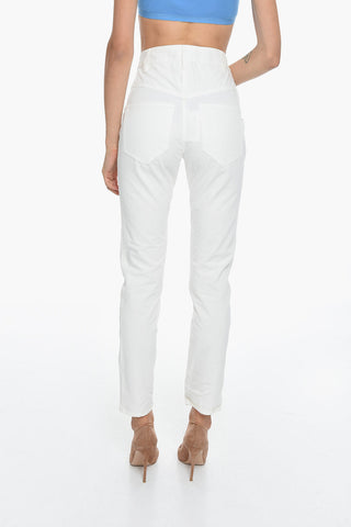 Cotton-canvas LORRIK High-waisted Pants