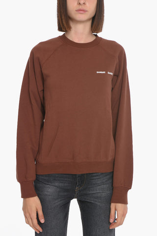 Crew Neck GITTA Fleece Cotton Sweatshirt