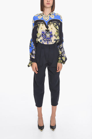 Pantaloni Baggy in Misto Lana a Due pince